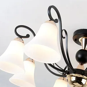 Hanging Unique Style Antique Alabaster Glass Pendant Light Chandeliers Pendant Lights