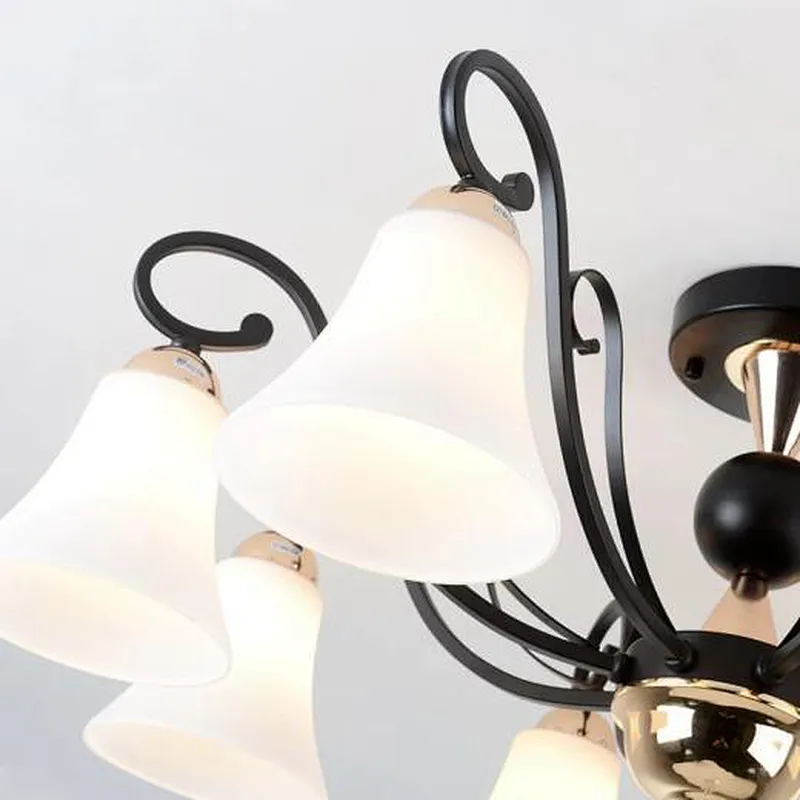 Hanging Unique Style Antique Alabaster Glass Pendant Light Chandeliers Pendant Lights