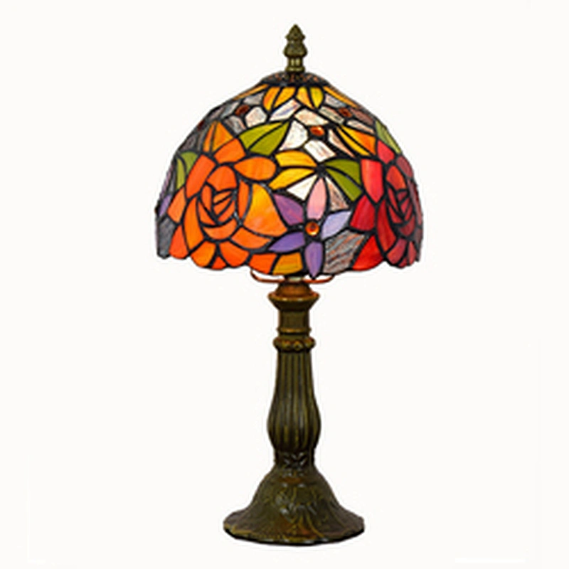 Rebecca High Quality Antique Stained Glass Tiffany Table Lamp Modern Desk Lamps
