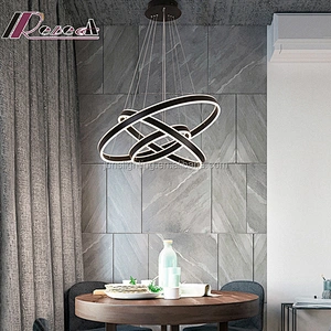 LED Modern Circular Acrylic Pendant Lamp for Bedroom