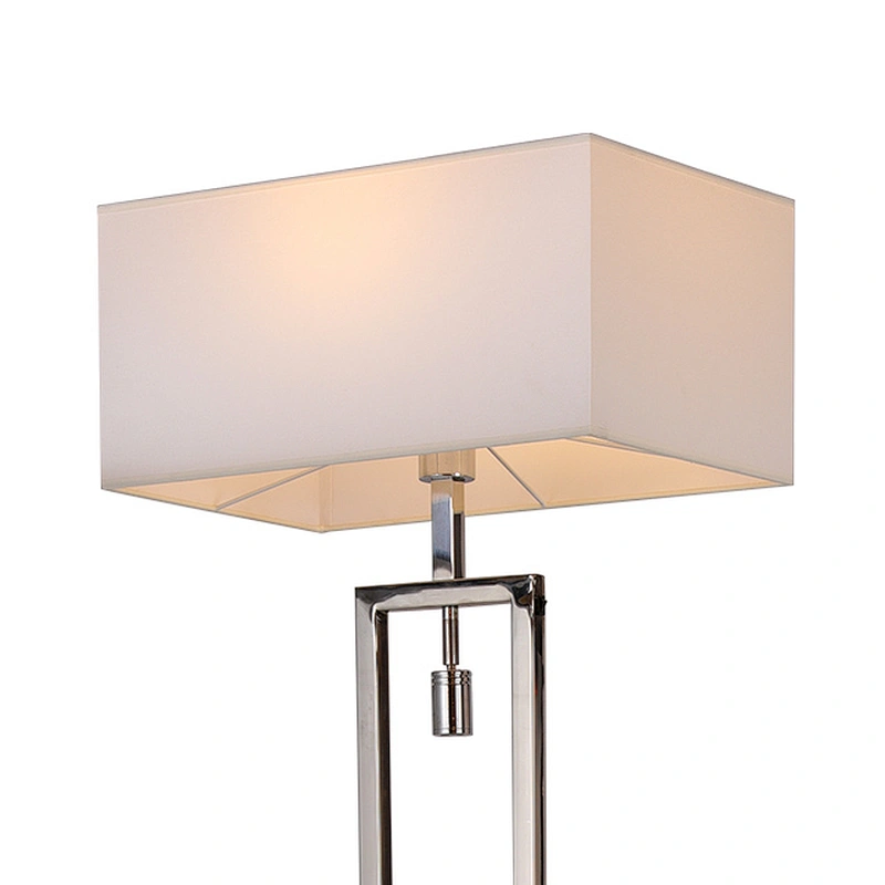 Floor Lamp Stainless Steel Modern High Quality Creative Indoor Hotel White Metal Ce 90 Chrome E27 Lighting and Circuitry Design