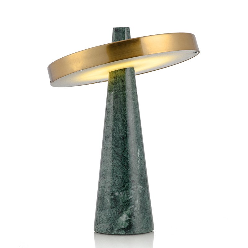 Modern aluminum marble creative living room table lamp romantic atmosphere dining room desk lamp