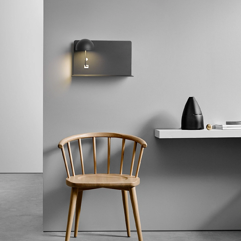 Modern nordic designer sconce lighting Indoor hotel bedside reading lights guestroom lamp led wall light