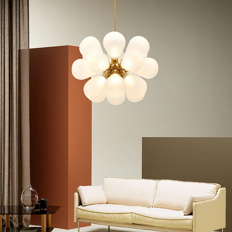 Postmodern Italian romantic bedroom creative personality light luxury  led  pendant lamp