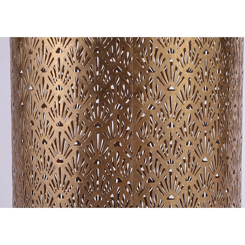 Bronze  iron LED lamp retro Moroccan etched table lamp  home  hotel light decoration
