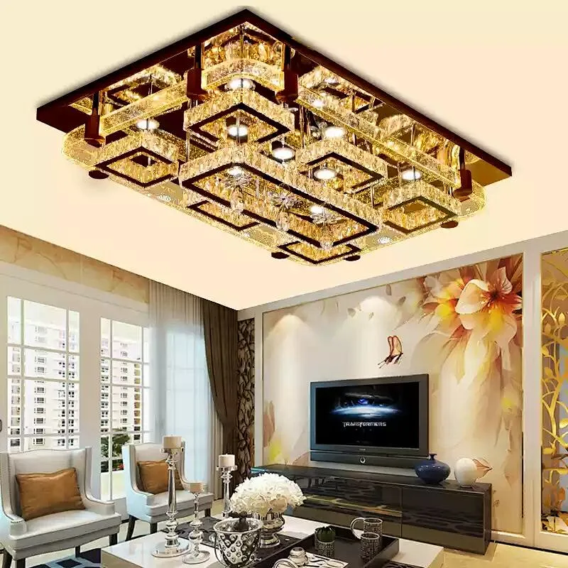 Modern Decorative Lighting Home Bedroom Living Room Crystal Lights Led Ceiling Light