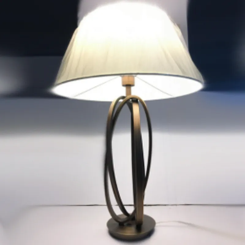 Modern American hotel villa model room living room bedroom bedside LED table lamp