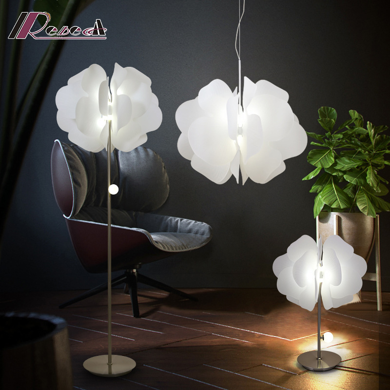Petal Chandelier Modern Dining Room Chandelier Lights Bedroom And Restaurant Pendant Lamps