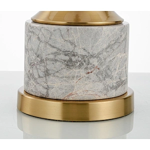 Creative iron marble cloth table lamp Hotel living room bedroom study bed light luxury desk lamp