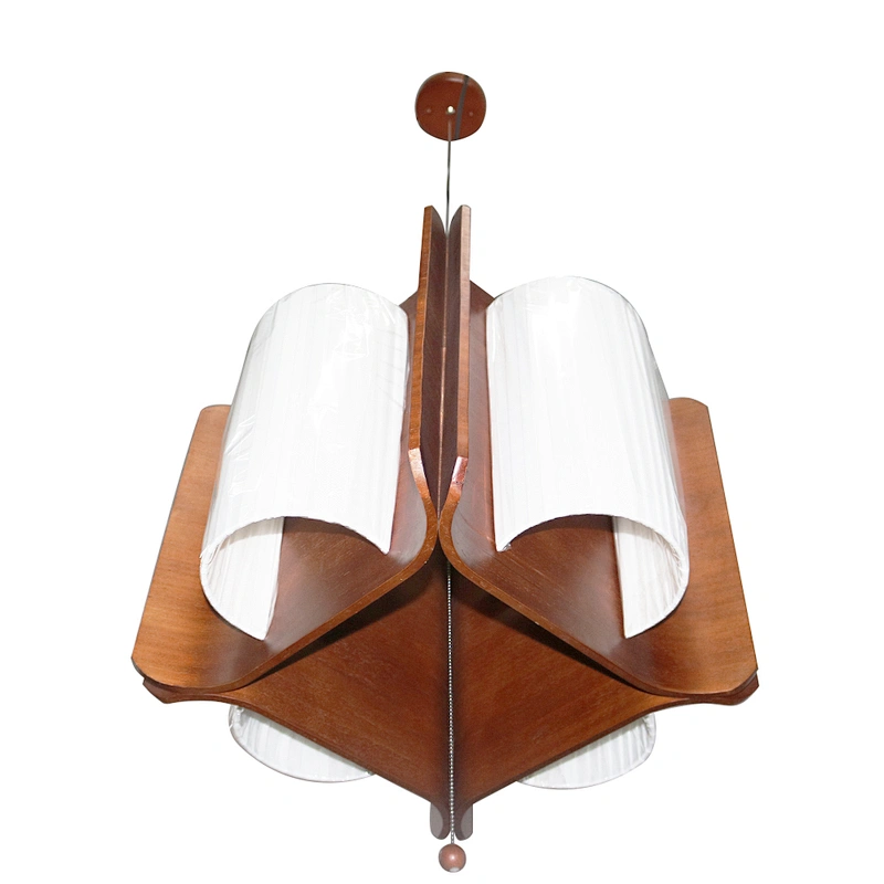 Modern decorative lighting pendant lamp vintage rustic wood chandelier