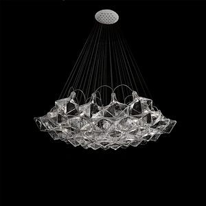 Modern Design Nordic Style Interior Lighting Big Glass Chandelier Pendant Lighting