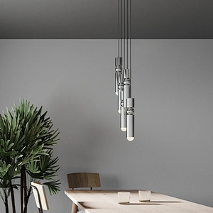Modern Living Room Aluminum Chandelier Bedroom Bedside Lamp Acrylic  Chandelier