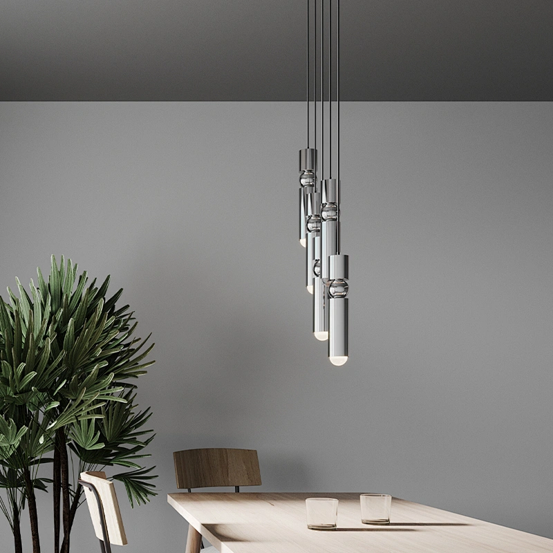 Modern Living Room Aluminum Chandelier Bedroom Bedside Lamp Acrylic  Chandelier