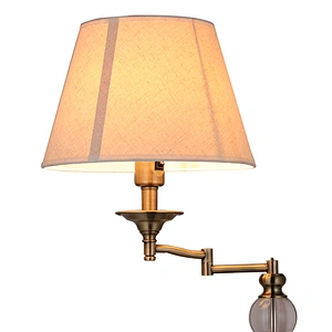 Adjustable rocker arm bedroom hotel desk lamp