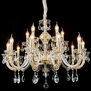 Modern hotel lobby luxury lighting round stainless steel crystal chandelier pendant light