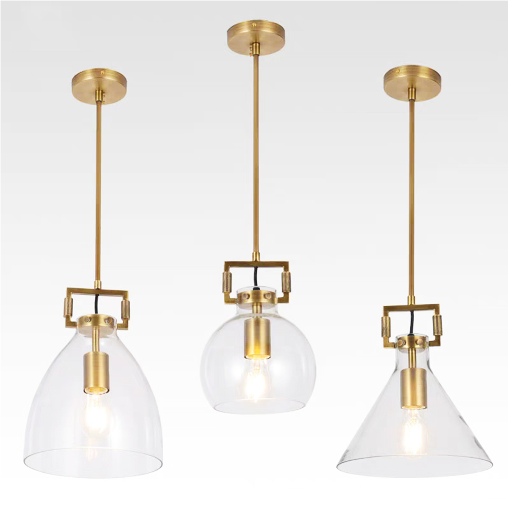 Nordic style simple glass modern chandelier