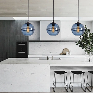 Nordic Round  Modern Ceiling Light Pendant Lamp For Bedroom And Dining Room