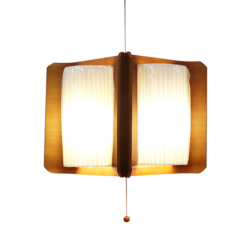 Modern decorative lighting pendant lamp vintage rustic wood chandelier