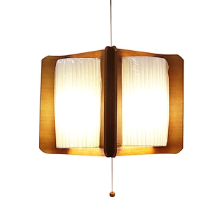 Modern decorative lighting pendant lamp vintage rustic wood chandelier