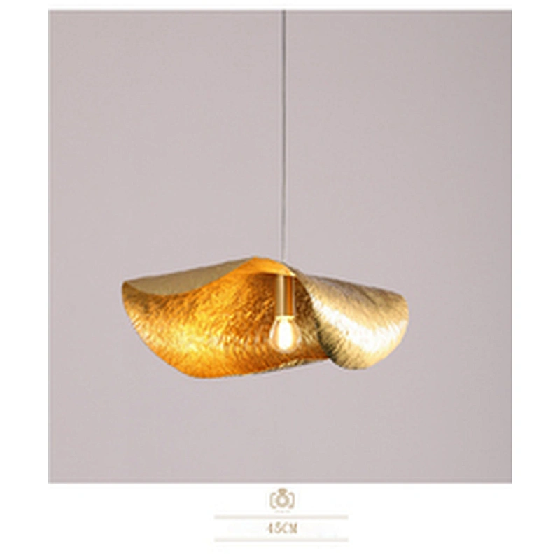 Nordic style hotel chandelier villa living room dining room pure handmade copper chandelier