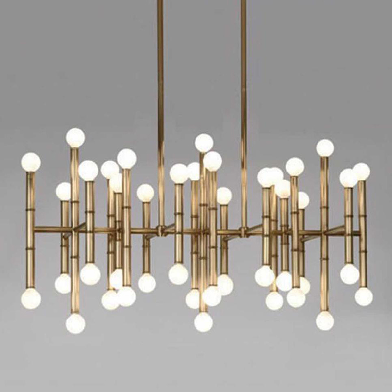 Modern Gold Branch Nordic Creative Bamboo Festival Chandelier Pendant Lights