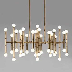 Modern Gold Branch Nordic Creative Bamboo Festival Chandelier Pendant Lights