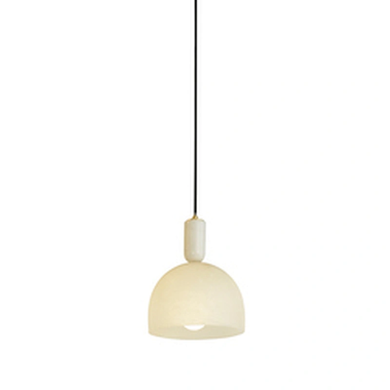 Simple design modern marble lampshade e27 indoor lighting small chandelier pendant lamp
