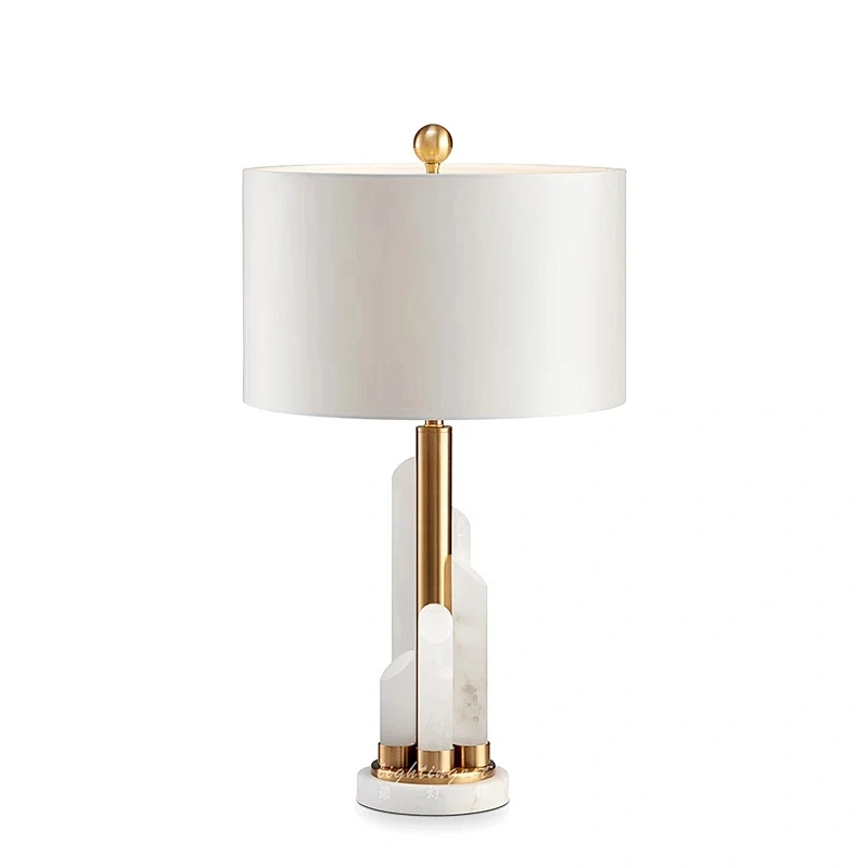 Tech Lighting  Unique Jade  Nightstand Lamp For Living Room Fabric Shade Table Lamps
