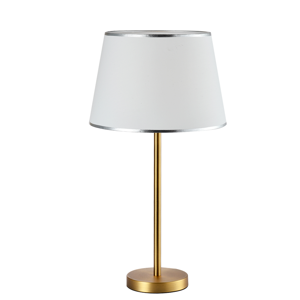 American vintage industrial luxury decorative hotel guest room bedside copper table lamp