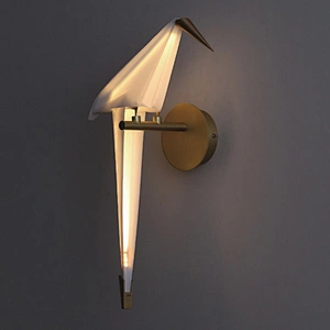 Innovative design modern decorative lighting bird night light lamp led pendent light hotel cafe general chandelier