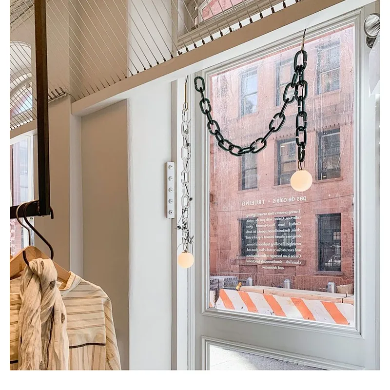 Simple Creative Living Room Chandeliers Cloakroom Clothing Store Restaurant Decorative Indoor Chain Lights