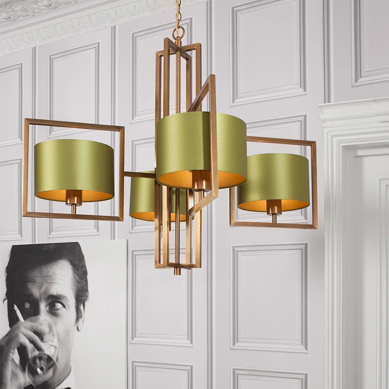 Modern Chinese Style Iron Chandelier For Dining And Hotel