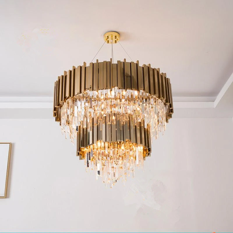 Modern Living Room Creative Restaurant Pendant Lamp Crystal Chandelier