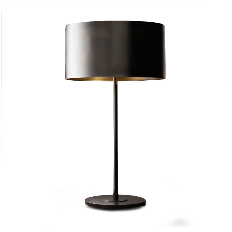 Faux leather shade modern decorative table lamp/light