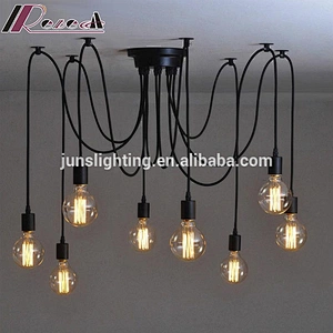Modern Bulb Spider Shape Chandelier Pendant Lamp for Dining Room