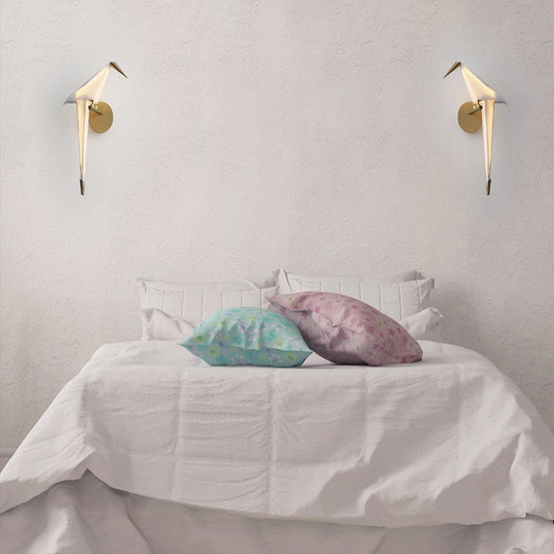 Innovative design modern decorative lighting bird night light lamp led pendent light hotel cafe general chandelier