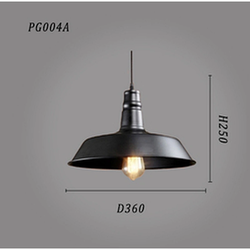 Retro Chandelier Pendant Lights Restaurant Bar Black Lights Design Lighting Hanging Antique Industrial