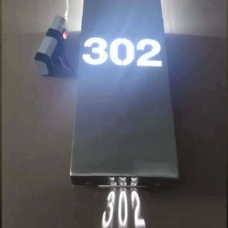 Modern hotel  house number reminder light Metal wall lamp