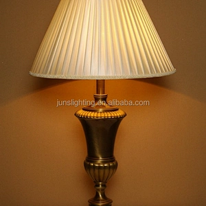 High class brass beside table lamp
