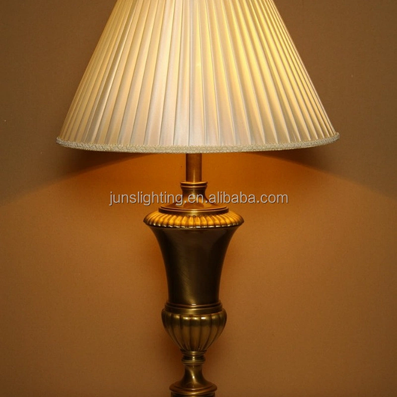High class brass beside table lamp