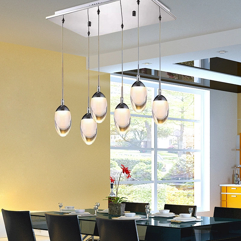 Custom lighting modern hotel decorative water droplet pendant light