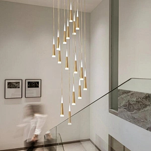 Hot sale decoration lighting chandelier hotel office staircase LED ceiling light
