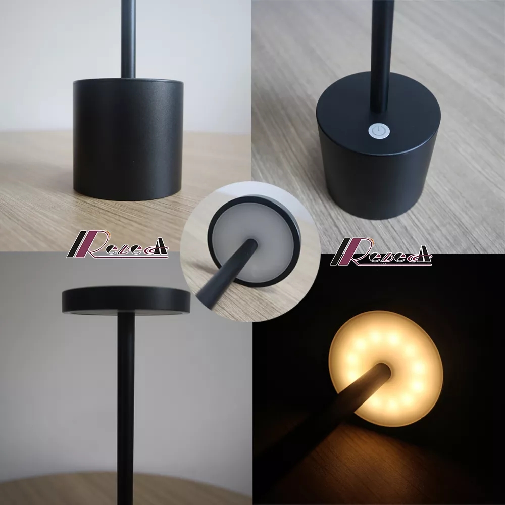 Restaurant Cordless Rechargeable Table Lamp Modern Metal Table Lamps Led Desk Lamp Trend 2022