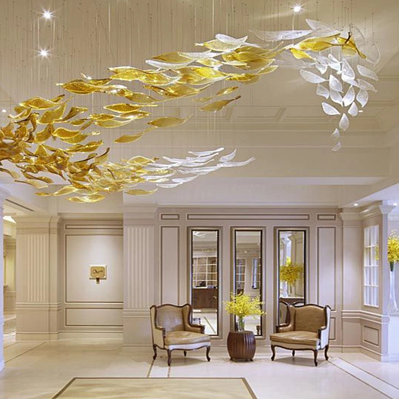 Customizable hotel lobby  luxury decorative lighting modern chandelier