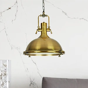 Modern simple living room creative industrial retro iron pendant lamp chandelier