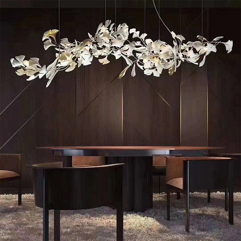 Modern luxury dining hotel lobby large wedding ceiling lights ceramics chandelier