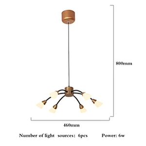 Modern Nordic style decoration pendant light led chandelier lighting