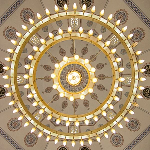 Custom Made Design Mosque Islam Copper Crystal Lighting Islamic Chandelier