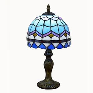 Rebecca High Quality Antique Stained Glass Tiffany Table Lamp Modern Desk Lamps