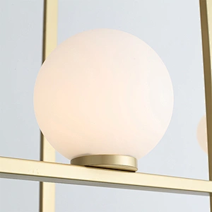 Ball Hotel Home Decoration Lighting LED Ceiling Lamp Designer Innovative Design Metal Frame Glass Modern Iron Aluminum 80 360 85